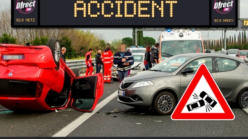 Accident A31 à la hauteur de Richemont : jusqu'à 40 minutes de...